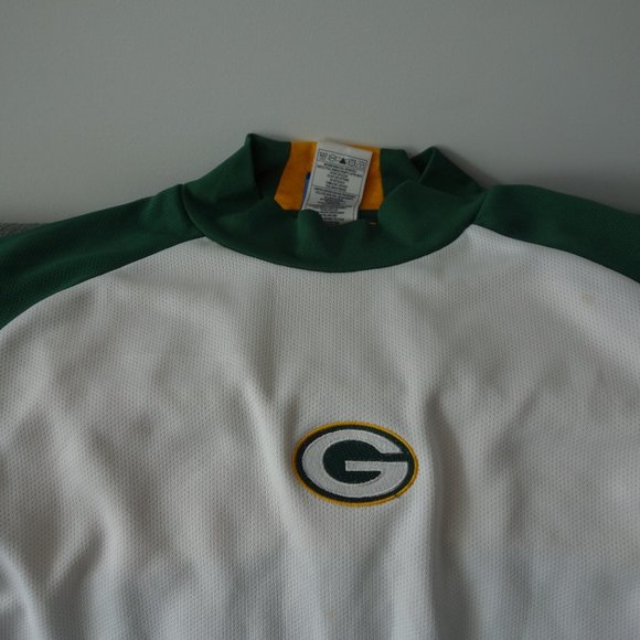 Reebok Team Apparel Green Bay Packers Long Sleeve Shirt Size S - Picture 4 of 5
